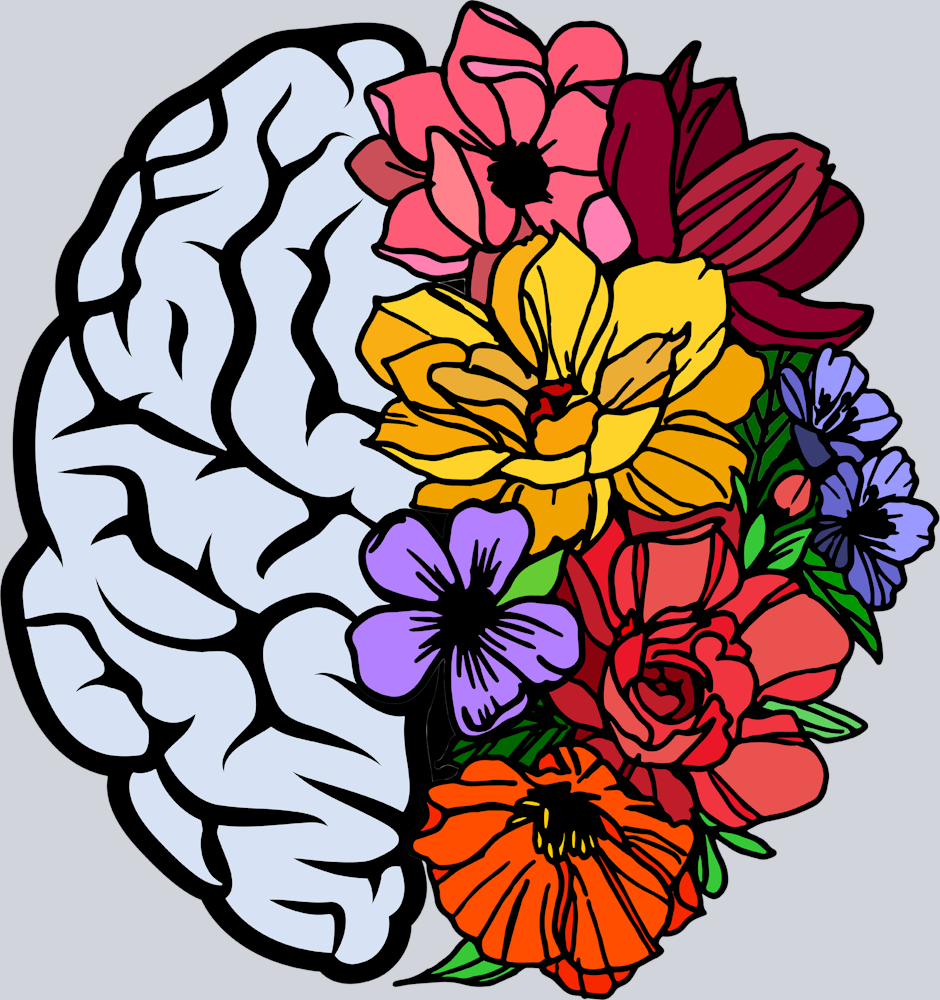 Floral Brain Color - STK02041