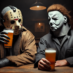 Michael Vs Jason Share A Brew - STK04280