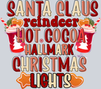 Santa Claus Reindeer Hot Cocoa Hallmark Christmas Lights - STK05295