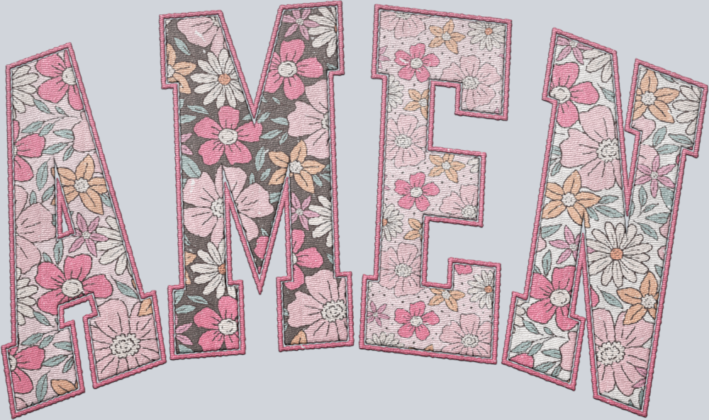 Amen Faux Stitch - STK00137