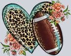 Football Leopard Heart - STK02076