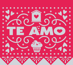 Papel Picado Te Amo - STK04682