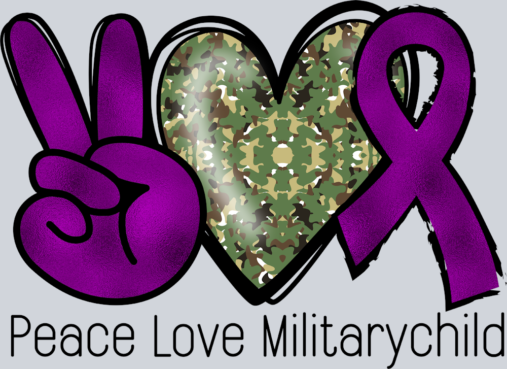 Peace Love Military Child - STK07114