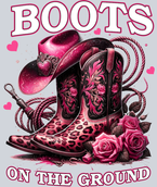 Boots On The Ground Pink Leopard - STK01094