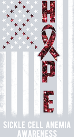 Hope Flag Sickle Cell Anemia Awareness - STK02793