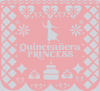 Papel Picado Quinceaera Princess 1 - STK06921