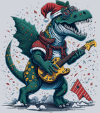 Rocking Holiday Dino - STK05268