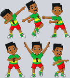 Dancing Black Boy - STK01597