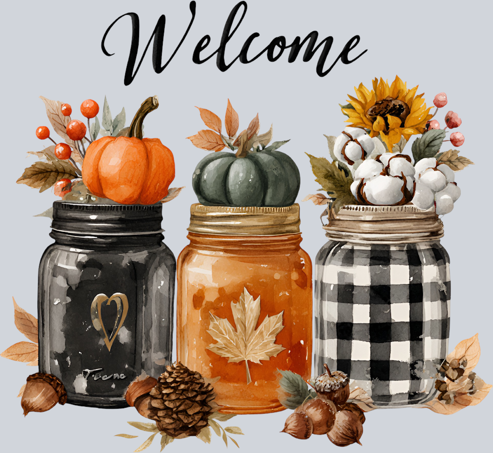 Fall Welcome Jars - STK07383