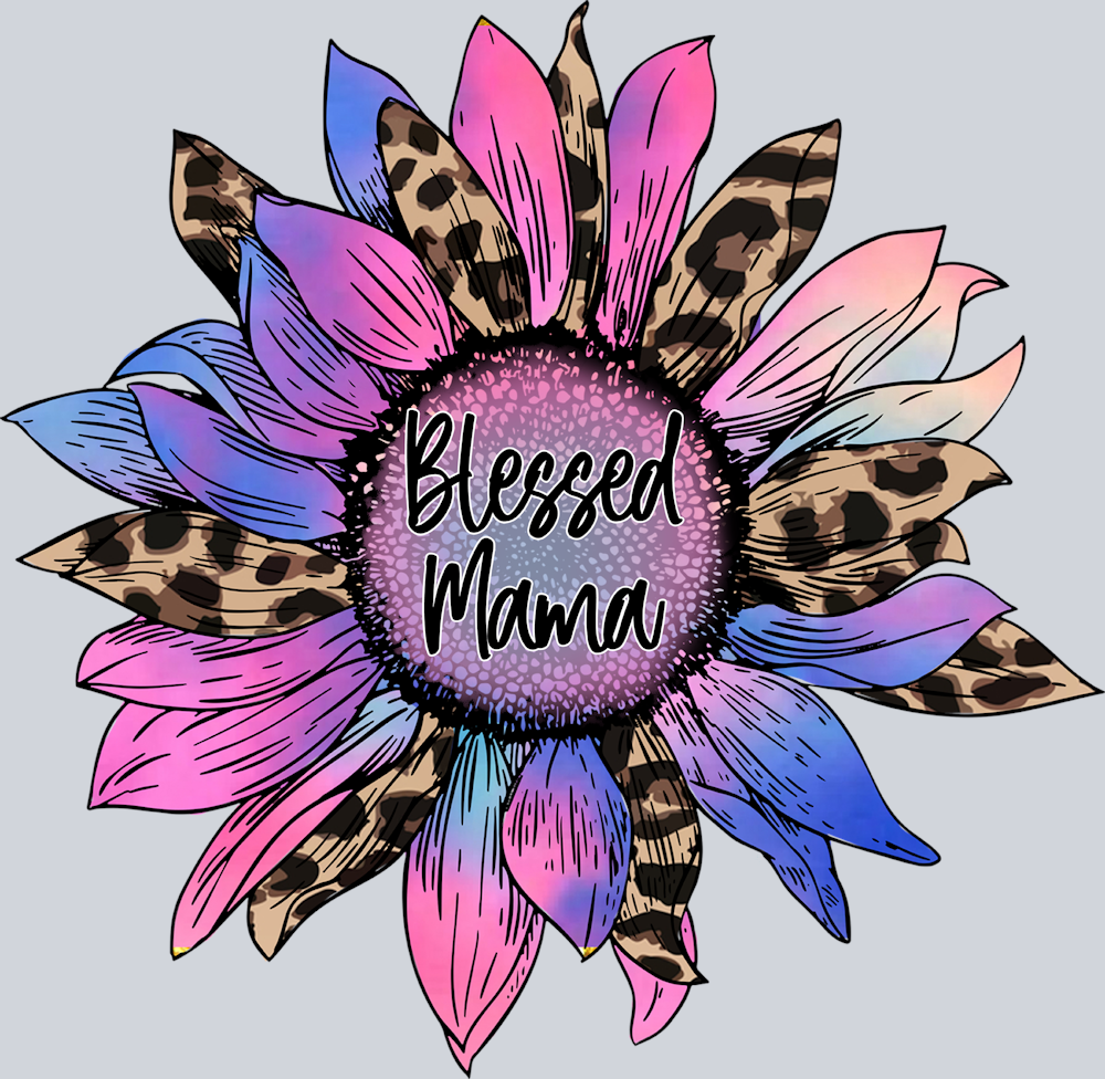 Blessed Mama Sunflower Leopard - STK01016