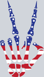 Skeleton Memorial Day Victory Flag - STK05508