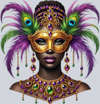 Mardi Gras Beauty 4 - STK04018