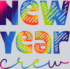 New Year Crew Rainbow - STK04493