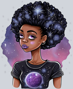 Black Woman Whole World Ahead - STK00989