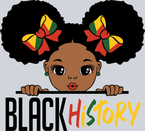 Black History Peek A Boo Girl - STK00804
