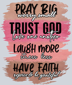 Pray Big Worry Small - STK07019