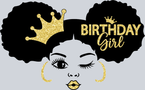 Birthday Girl Glitter - STK00565