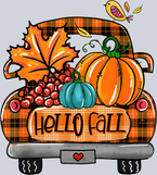 Hello Fall Truck - STK02690