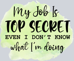 Sarcasm Top Secret Job - STK05358