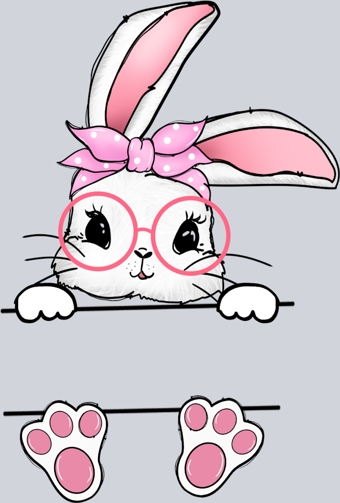 Easter Bunny Name Plate 5 - STK06974