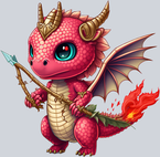 Cute Baby Dragon 4 - STK01502