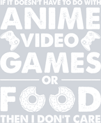 Anime Video Games Food White - STK00270