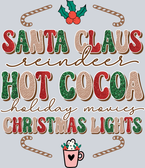 Santa Claus Cocoa Christmas Lights - STK05294