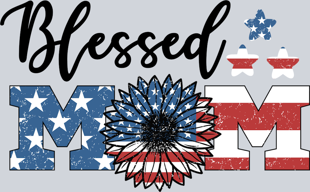 Blessed Mom Sunflower Flag - STK01021