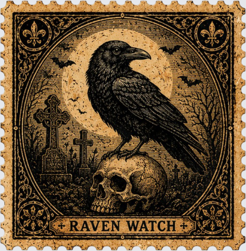 Raven Watch Stamp - STK08224
