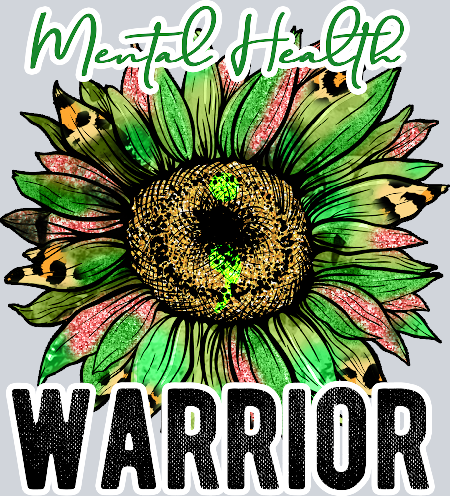 Mental Health Warrior Sunflower - STK04210