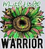 Mental Health Warrior Sunflower - STK04210