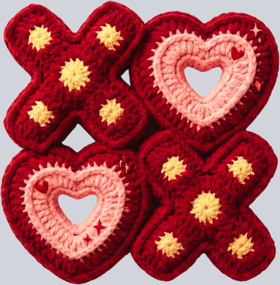 XOXO Faux Yarn 3 - STK07690