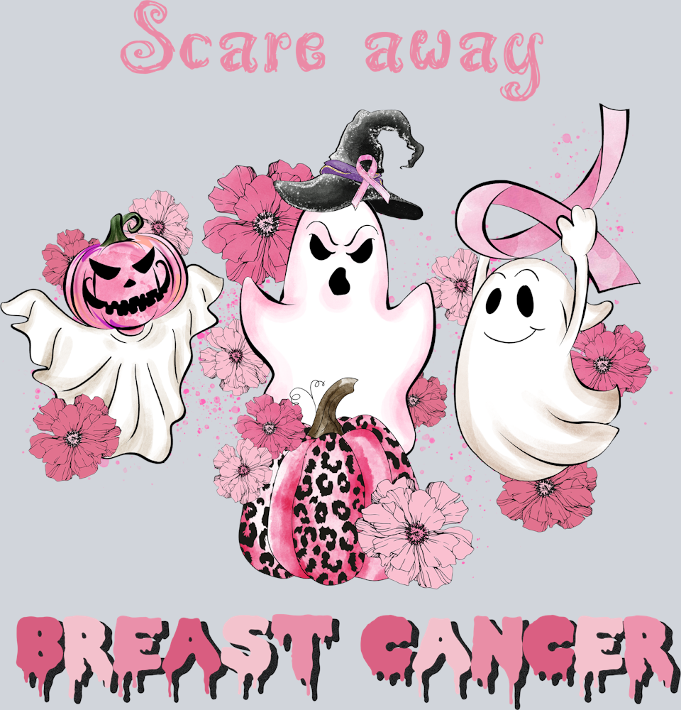Breast Cancer Awareness Scare Away Breast Cancer - STK01150