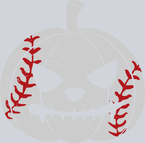Sports Halloween Baseball Pumpkin - STK05686