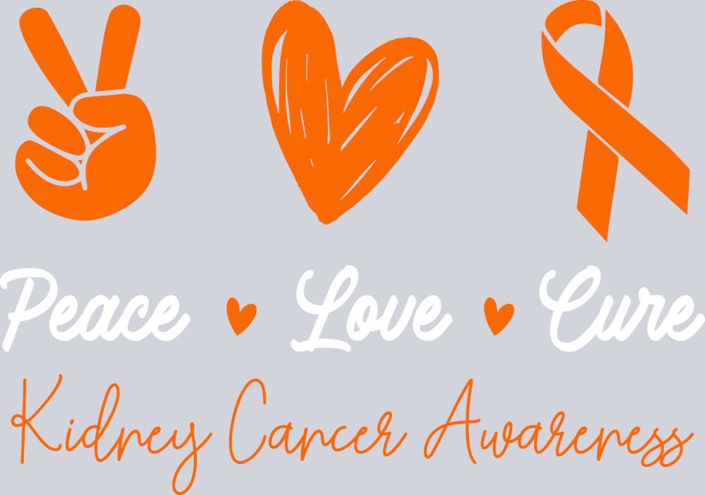 Peace Love Cure Kidney Cancer - STK06809