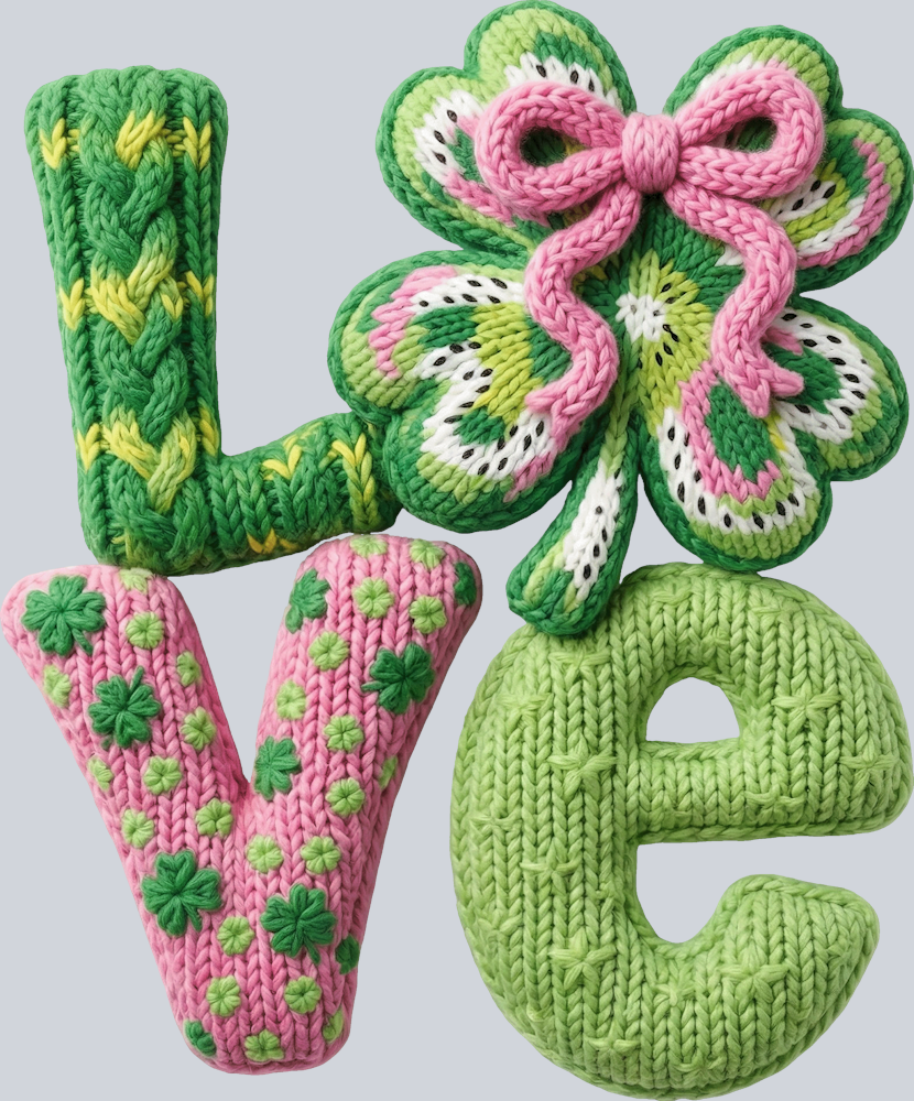 St. Patricks Love Faux Yarn - STK07764