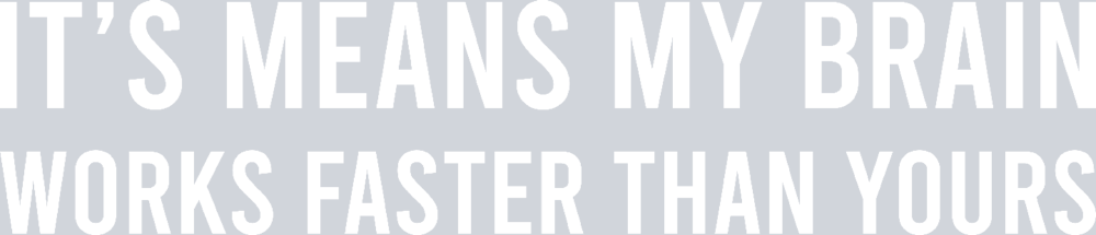 ADHD It's Means My Brain - STK00067