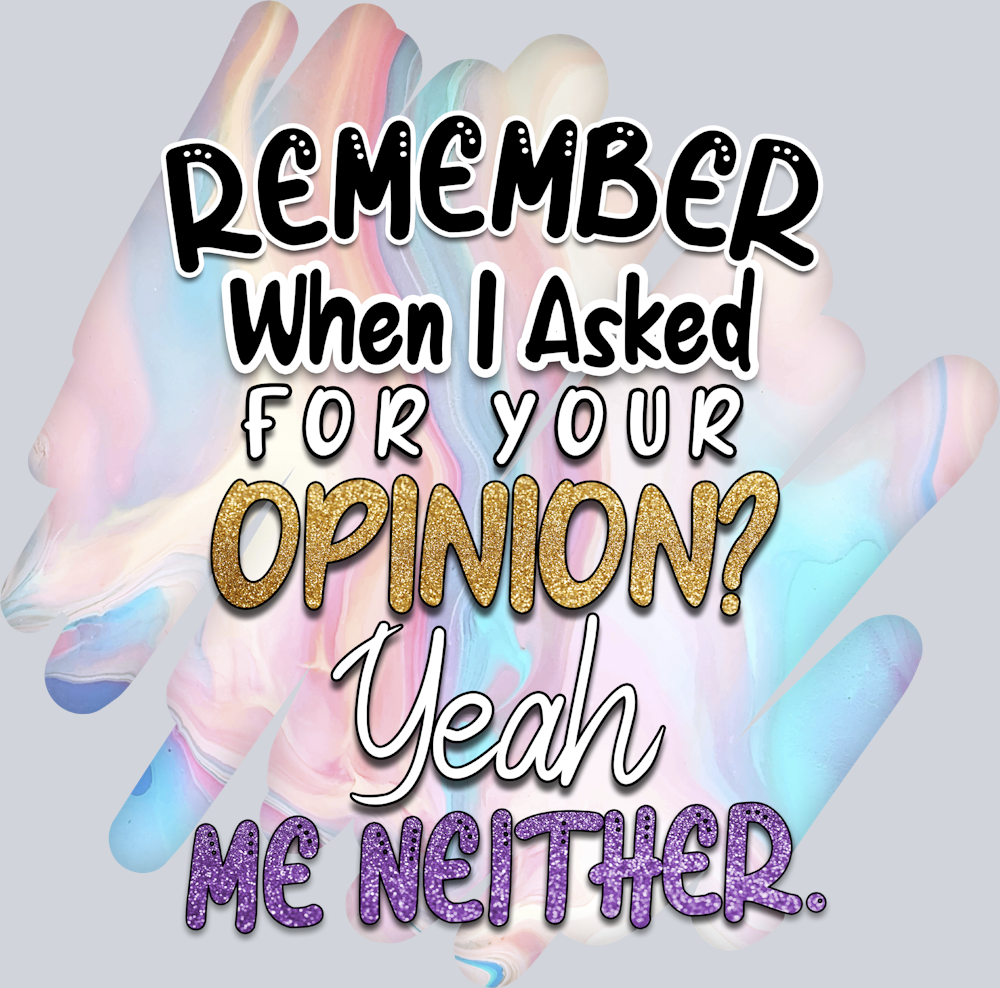 Remember When I Asked 1 - STK05173