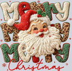 Faux Yarn Merry Merry Merry Christmas - STK07505