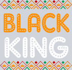 Black King Orange And White - STK00833