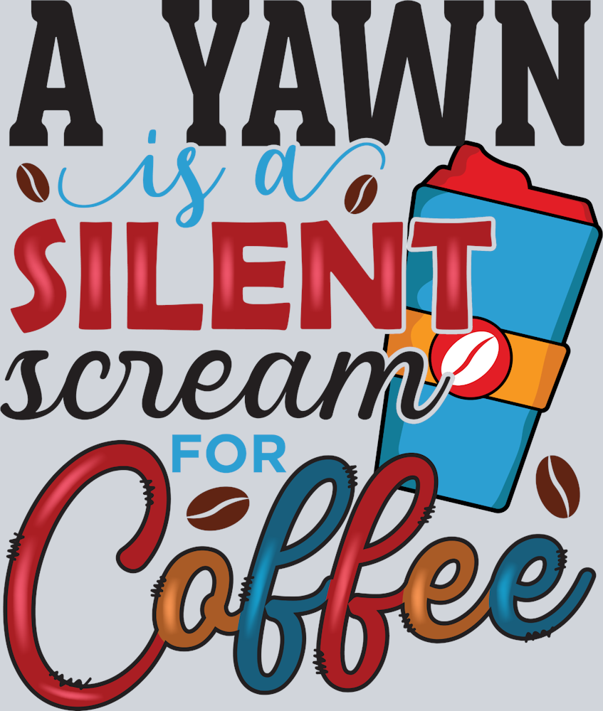 Yawn Silent Scream Coffee - STK06560