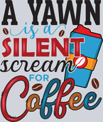 Yawn Silent Scream Coffee - STK06560
