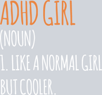 ADHD Girl Definition - STK00061