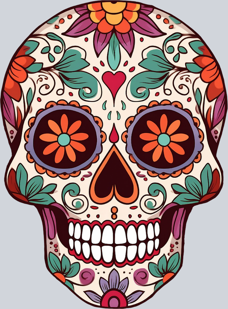 Skull Day Of The Dead Classic Candy - STK05531