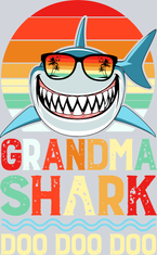 Grandma Shark Doo Doo Doo - STK02417