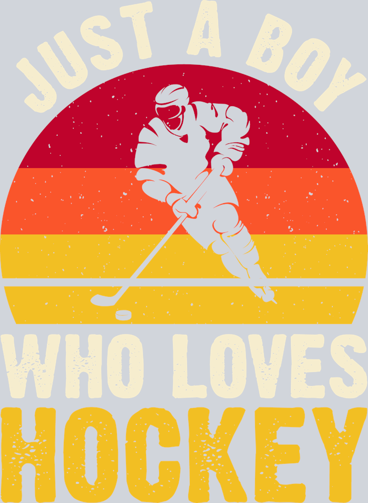 Just A Boy Who Loves Ice Hockey - STK03429