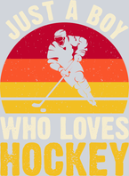 Just A Boy Who Loves Ice Hockey - STK03429