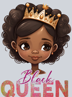 Black Queen Gold Crown - STK00919