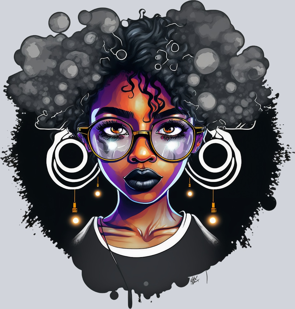 Black Woman Just Stay Calm - STK00980
