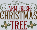 Vintage Farm Fresh Christmas Tree - STK06320